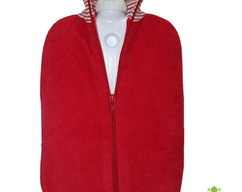 Organic Cotton Hot Water Bottle: Eco-Friendly Bed Warmer & Cozy Winter Comfort