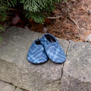 Blue Diamond Canvas Soft Sole Baby Shoes | Toddler Shoes | Wide Toe Box Kids Shoes