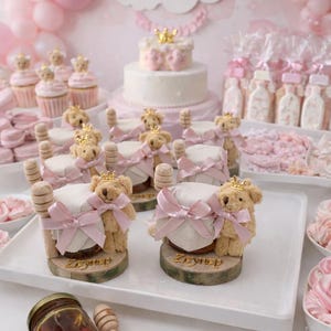Honungsburkgåvor, honungsgåvor, personliga babygåvor, babyshowergåvor