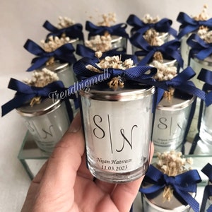 Luxus Hochzeitskerzenbevorzugungen, Kerzenbevorzugungen, Jubiläumskerzengeschenke, Personalisierte Kerzenbevorzugungen, Brautpartykerzenbevorzugungen, Taufe