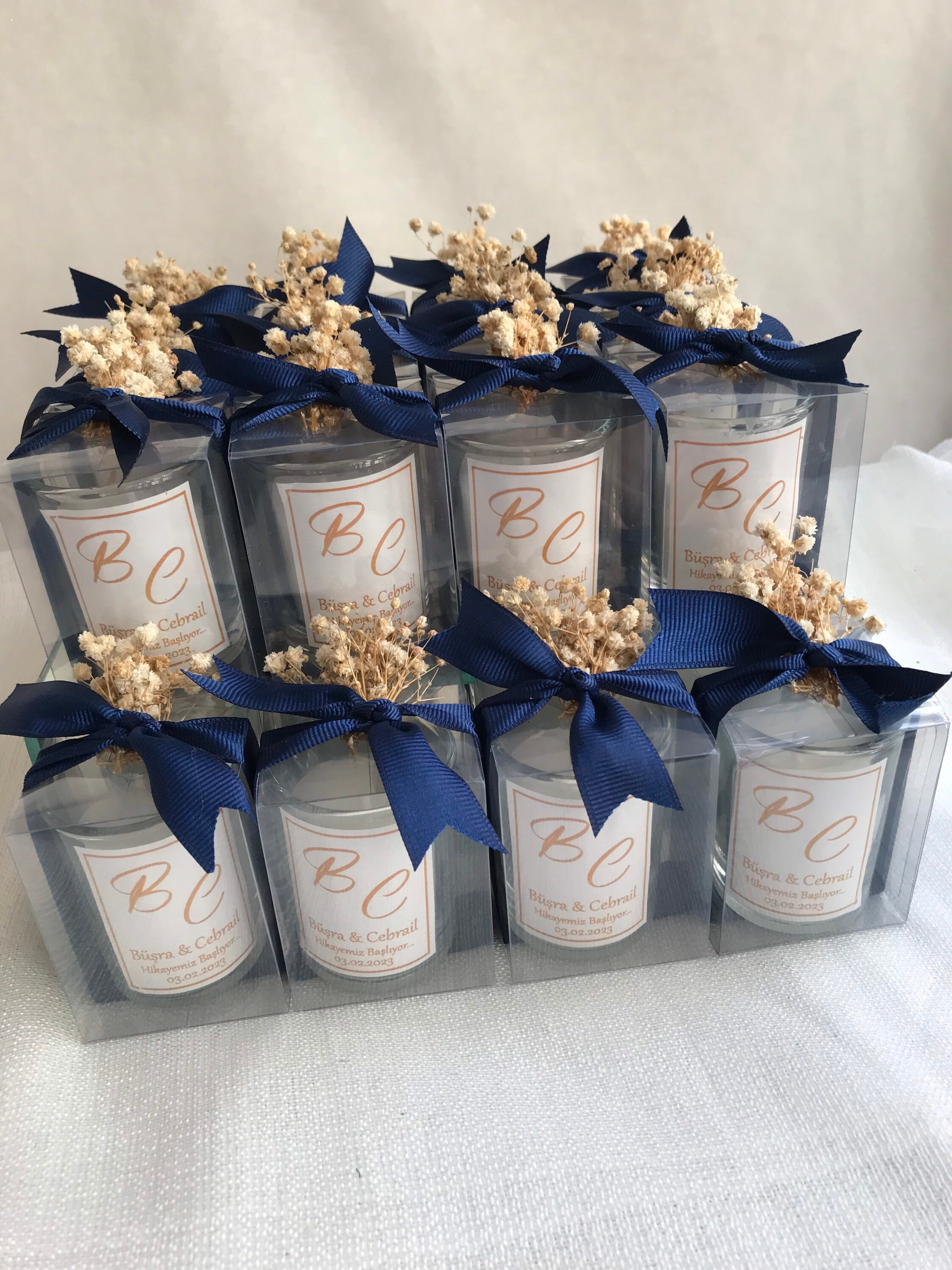 Personalized Wedding Candle Favors, Luxury Gift - Etsy