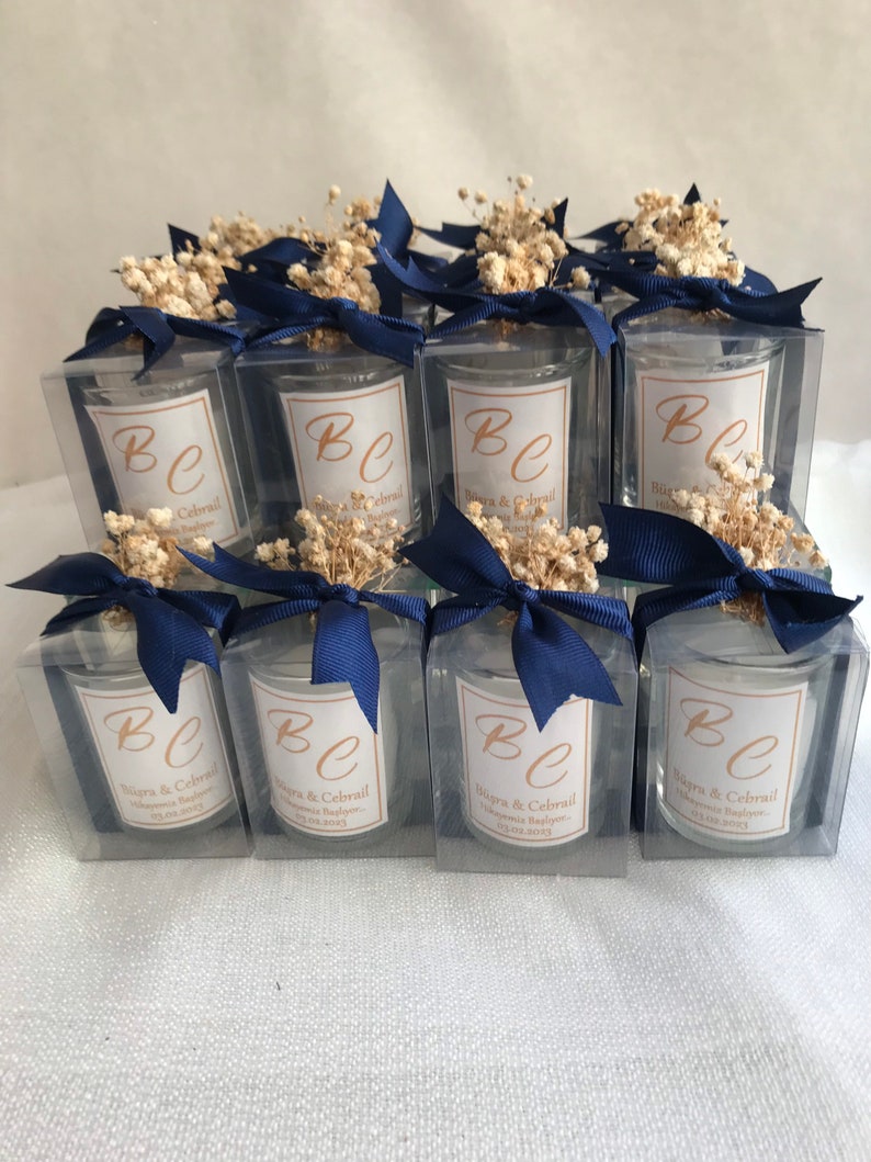 Personalized Wedding Candle Favors, Luxury Gift - Etsy