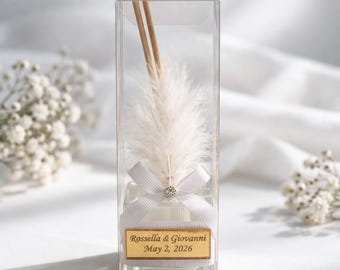 Personalized Room Reed Diffuser, Reed Diffuser Favors For Wedding , Wedding Favors,Bridal Shower Favors Room Fragrance Favors,Wedding Favors