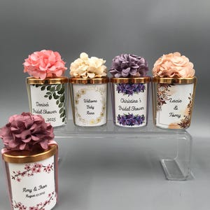 Cadeaux de mariage uniques pour les invités | Bougies de mariage de luxe | Bougies personnalisées | Cadeaux de baptême | Cadeaux de fête | Cadeaux nuptiales de douche