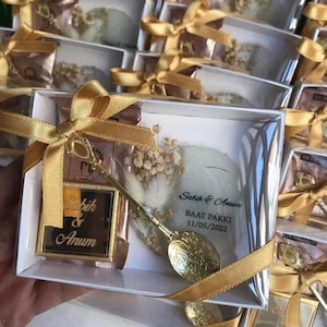 Cadeaux pour café et chocolat pour invités, Café turc et bonbons dans une boîte, Cadeaux de mariage pour invités, Cadeau spécial en vrac personnalisé, Shower nuptiale