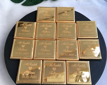 Personalized Chocolate ,Wedding Chocolate ,Get Well ,Nikkah Chocolate , Engagement Chocolate ,Chocolate Favors