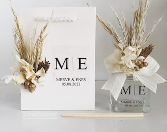 Personalized  Diffuser Favors,Wedding Floral Favors,Elegant  Bottle Favors,Wedding Favors,Floral Wedding Favors,Wedding Favors