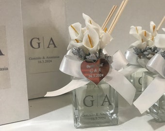 Wedding Room Fragrange Favors,Wedding Favors ,Room Fragrange Favors ,Bridal Shower,White Lily Wedding Theme ,White Lily Favors