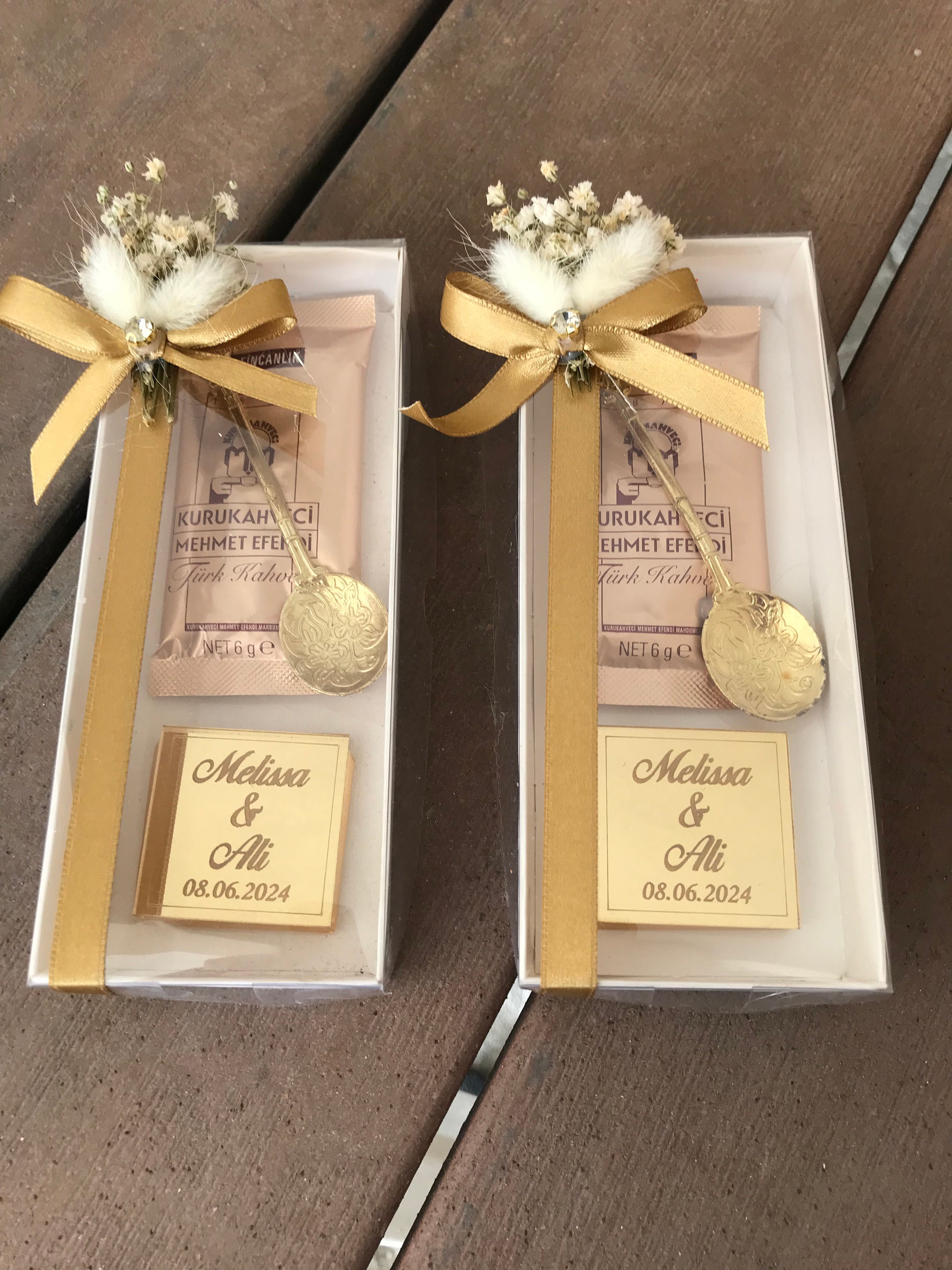 Liobelon 20 Scatoline Regalo Kraft Con Nastro "Specially For You" - Per Bomboniere, Matrimoni E Feste - 3