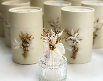 Personalized Wedding Candle Favors ,Wedding Favors, Elegant Wedding Favor,Candle Favors For Guests,Candle Favors ,Bridal Shower ,Baptism