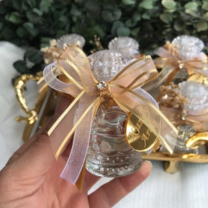 Baptism Favor Holy Water Bottle, Christening Favors, Luxury Glass Favors, Custom Empty Cologne Bottle Gift, Wedding Favors