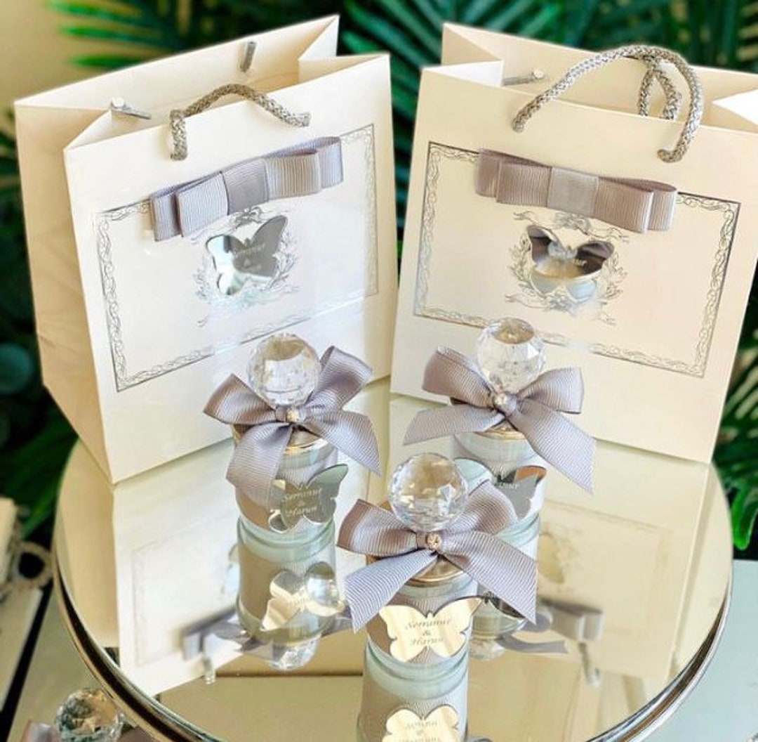 Personalized Wedding Candle Favors:with Glass Jar - Etsy