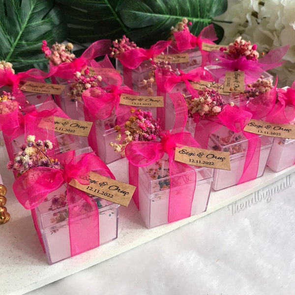 Wedding Favor For Guest in Bulk, Wedding Favors Candle, Engagement Favor Mini Bubble Candle, Bulk Candle For Guest, Luxury Wedding Favors