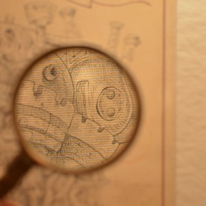 Detalles del dibujo del castillo.