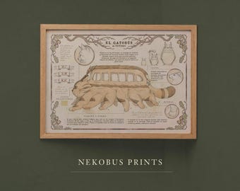 Ghibli Print - Nekobus