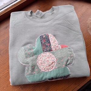 Vintage Quilt Witch Crewneck main image 1