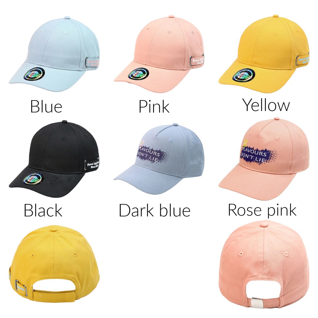 Everyday Premium Cotton Baseball Caps, Adjustable Size Caps, Unisex ...