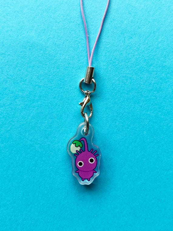小さなピクミンの携帯チャームキーホルダー // おもしろくてかわいい
