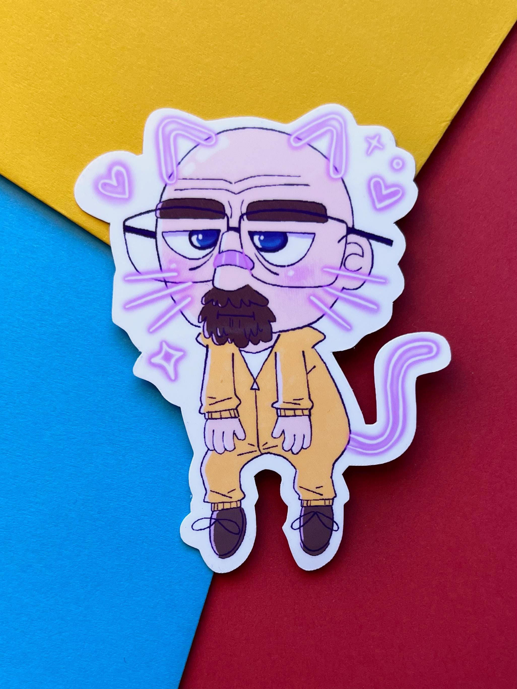Catboy Walter White Sticker // Funny 3in Waterproof/weatherproof ...