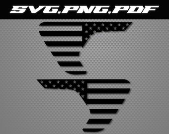 Solide USA Flaggen für Lüftungsöffnungen Cricut, Silhouette, Cut Files, Digitale Datei SVG PNG PDF