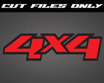 Off Road 4 x 4 Cricut, Silhouette, geschnittene Dateien, digitale Datei SVG PNG PDF