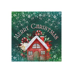 Merry Christmas! - Square Magnet - Indoor/Outdoor - any magnetic surface (e.g. cars)