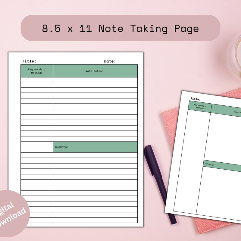 1:1 Onenote Templates - Etsy