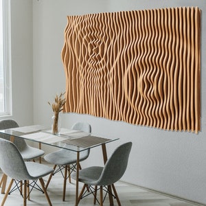 Large Wood wall hangings wood wall decor