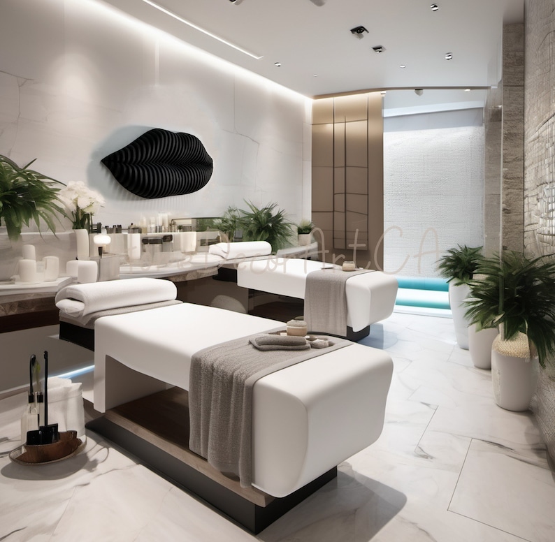 3D Lip Wall Decor, Beauty and Spa Salon Decor, Custom Size and Color