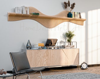 Mensola parametrica, grandi arazzi moderni / Nuovo design per decorazioni per ufficio e soggiorno