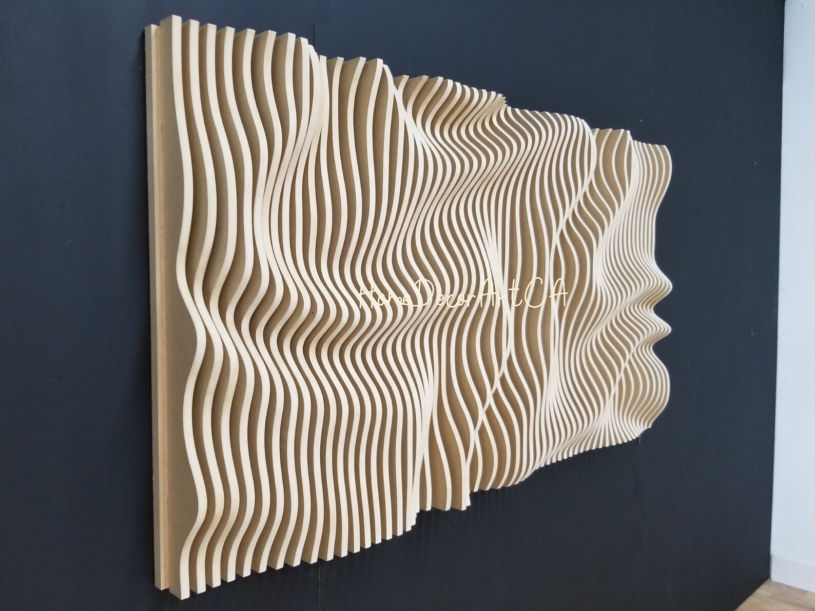 Parametric Wall Art | NEW DESIGN Wall Sculpture | Handcrafted Large ...