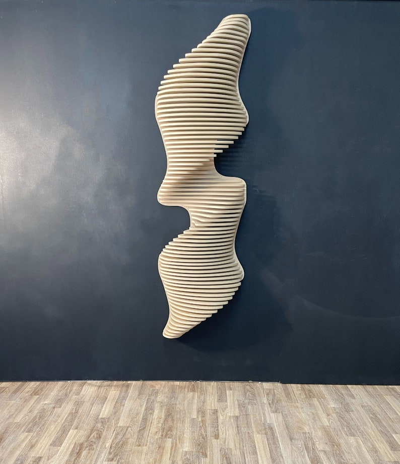 Parametric Wall Art Vertical 3D Acoustic Panel Large Wall Etsy