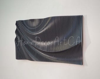 Decoración paramétrica / Paneles acústicos 3D para pared / Grandes tapices artesanales / Arte de pared de madera / Decoración para sala de estar