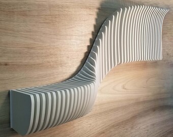 Mensola parametrica, grandi arazzi 3D / decorazioni per il soggiorno