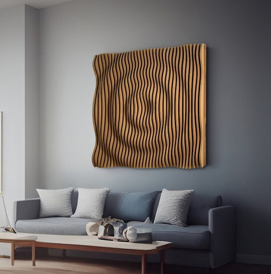 Parametrische Kunst Akustische Wandbehänge Welle Wanddeko - Etsy.de