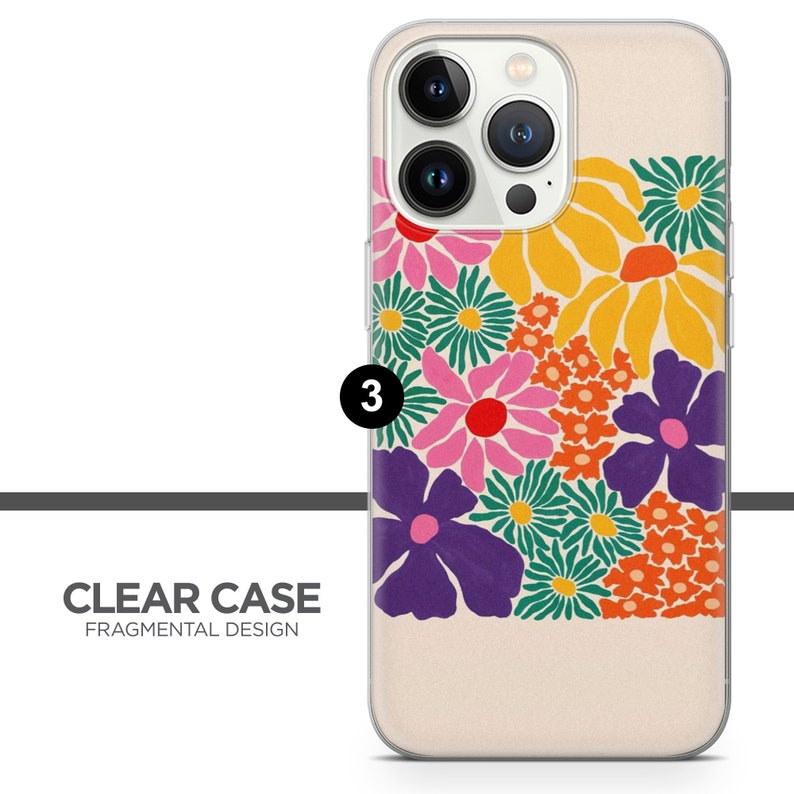 Indie Groovy Telefoonhoesje Retro Hippie Cover voor iPhone 15, 14, 13, 12, 11, XR, 7, 8, Samsung S23, S22, S21FE A53 A14 A13, Pixel 8, 7 3