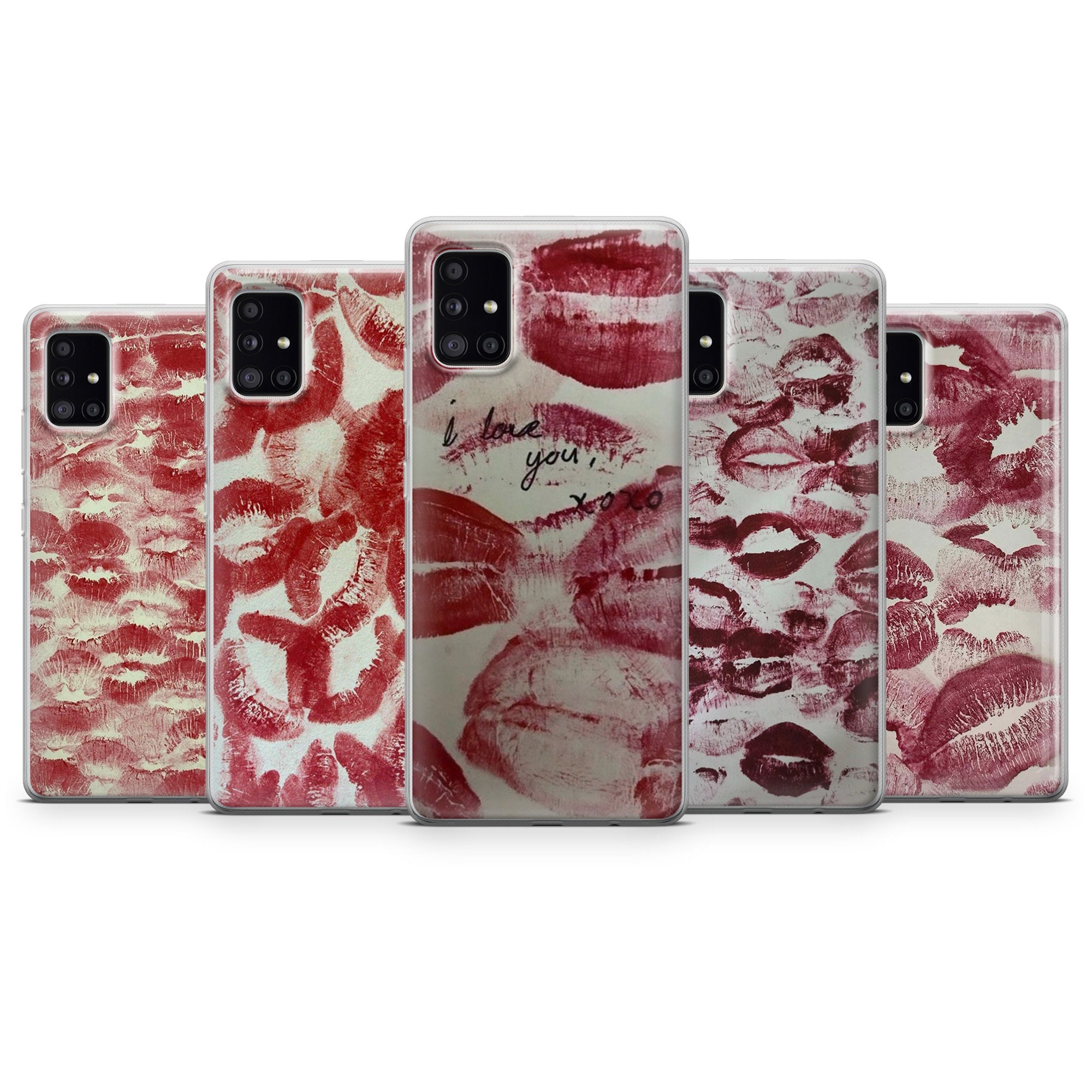 Porta Rossetto E Carte Adesivo Per Cellulare - Supporto In Silicone Per IPhone E Android (rosso) - 2