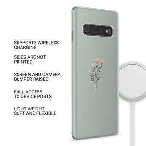 Cute Minimalism Phone Case Spring Flowers Cover for iPhone 15, 14, 13, 12, 11, Samsung S24, S23FE, S22, A15, A54, Pixel 8A, 8Pro, 7A 7Pro 6A image 8