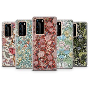 William Morris Coque de portable style Morris pour iPhone 15, 14, 13, 12, 11, Samsung S24, S23FE, S22, A15, A54, Pixel 8A, 8Pro, 7A 7Pro 6A image 10