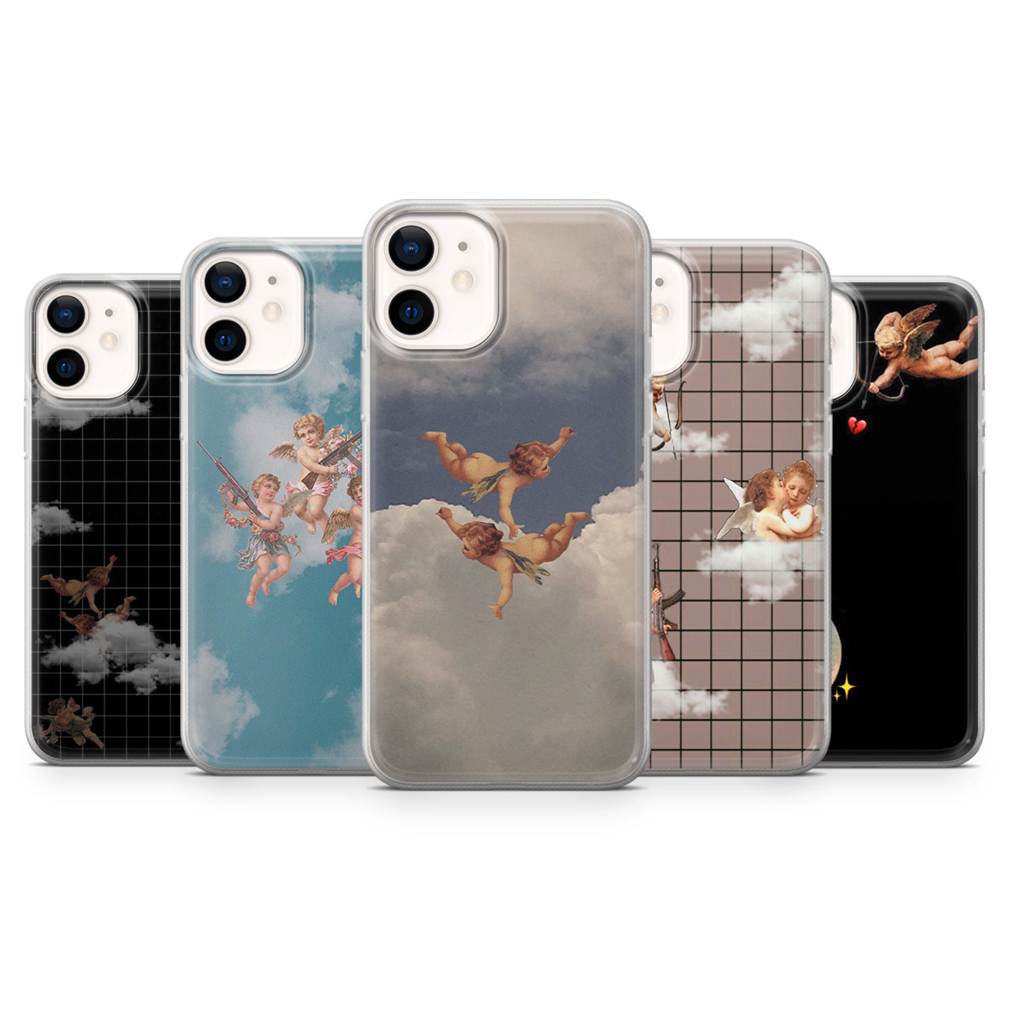 CASETiFY Impact Case for iPhone 12/12 Pro - xo Kisses - Clear Frost