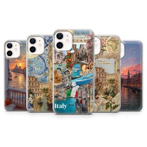 Italien Italien Handyhülle Venedig Italian Aesthetic Cover für iPhone 16, 15, 14, 13, 12, 11 Samsung S25, S24, S23, A56 Pixel 9Pro XL, 8A, 8Pro