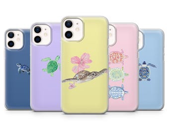 Etui na telefon Turtle Sea Turtle Ocean Beachy Cover na iPhone 16, 15, 14, 13, 12, 11 Samsung S25, S24, S23, A56 Pixel 9Pro XL, 8A, 8Pro