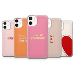 Liebe Zitat Handyhülle Liebe Brief Zitate Cover für iPhone 16, 15, 14, 13, 12, 11 Samsung S25, S24, A56, A16 Pixel 9A, 9Pro XL, 8Pro, 8A