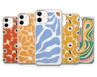 Indie Groovy Telefoonhoesje Hippie Cover voor iPhone 15, 14, 13, 12, 11, Samsung S24Ultra, S23FE, S22, A15, A54, A14, Pixel 8A, 8Pro, 7A, 6A