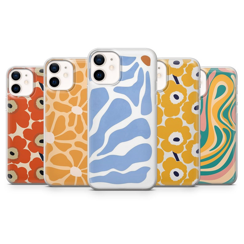 Indie Groovy Handyhülle Hippie Hippie Cover für iPhone 15, 14, 13, 12, 11, Samsung S24Ultra, S23FE, S22, A15, A54, A14, Pixel 8A, 8Pro, 7A, 6A Bild 1