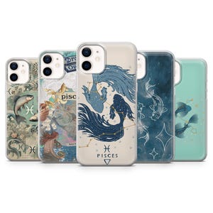 Etui na telefon Ryby Znak zodiaku Pokrowiec na iPhone'a 16, 15, 14, 13, 12, 11 Samsung S25, S24, A56, A16 Pixel 9A, 9Pro XL, 8Pro, 8A