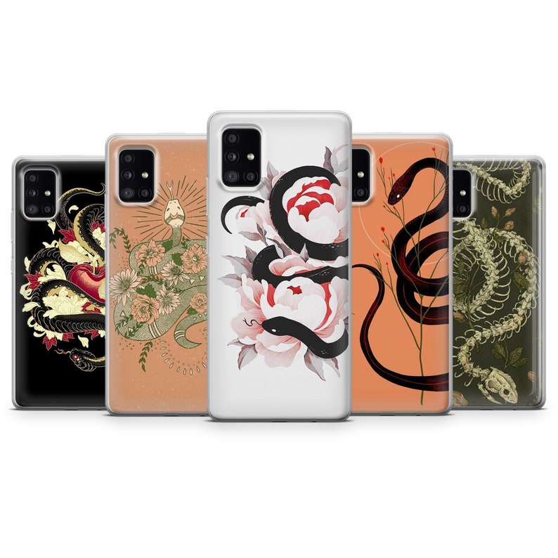 Python Handyhülle Snake Plant Cover für iPhone 15, 14, 13, 12, 11, Samsung S24Ultra, S23FE, S22, A15, A54, A25, Pixel 8A, 8Pro, 7A, 7Pro, 6A Bild 8