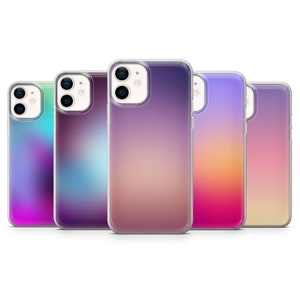 Ombre Farben Handy Hülle Farbverlauf Töne Cover für iPhone 16, 15, 14, 13, 12, 11, Samsung S24Ultra, S23FE, S22, A15, Pixel 9Pro XL, 8Pro