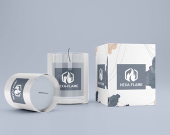 Custom Printed Candle Boxes - QTY 100 Pcs