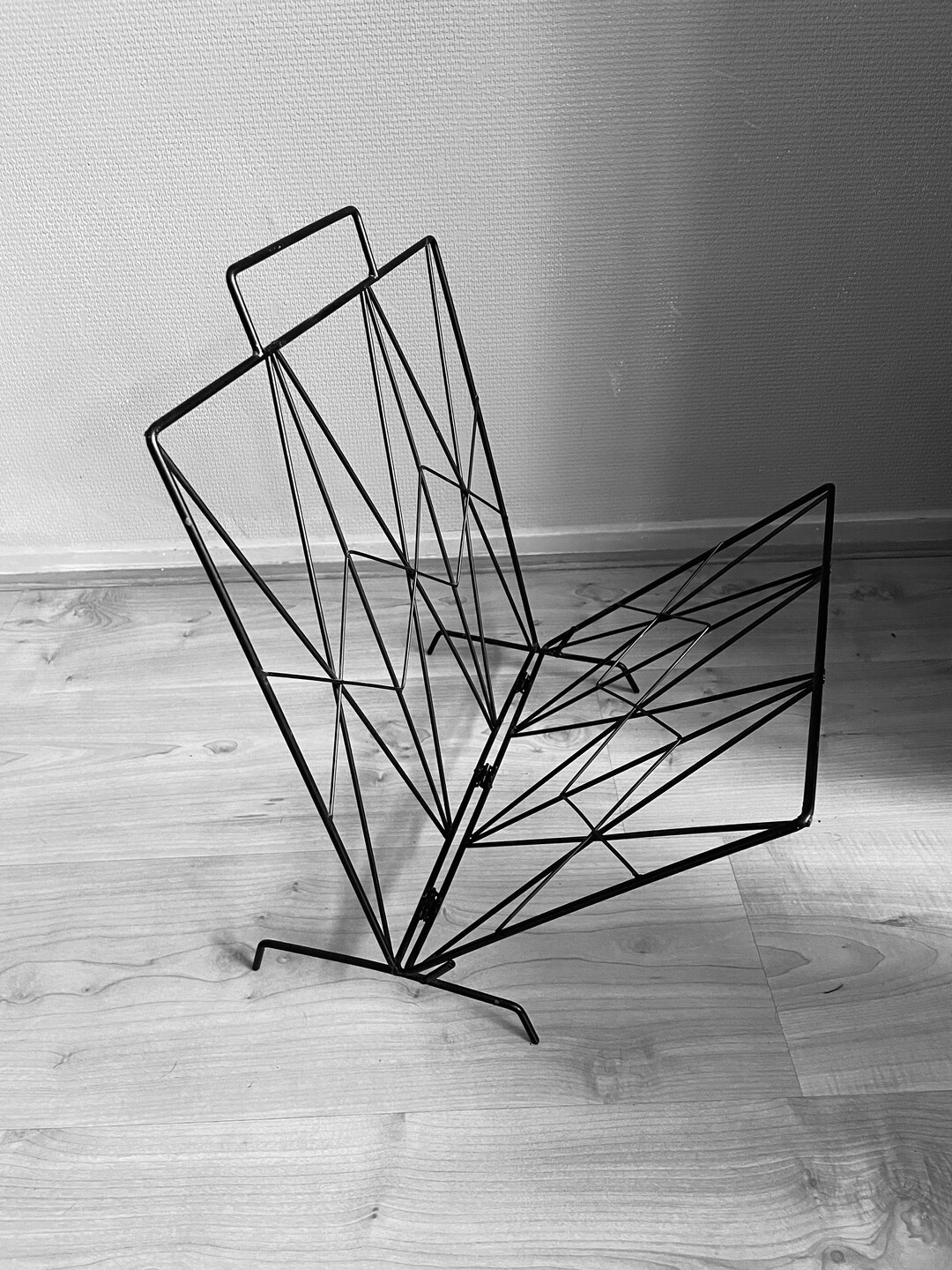 Minimalist Magazine Rack Reading Rack Collapsible Home Etsy